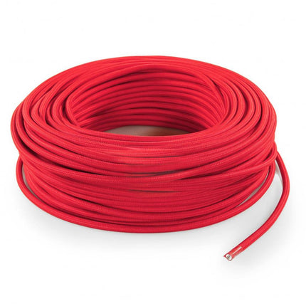Kynda Light Strijkijzersnoer Rood - rond, effen stof