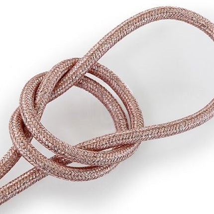 Kynda Light Strijkijzersnoer Roze (glitter) - rond, effen stof