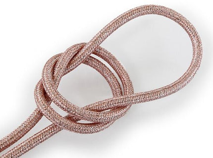 Kynda Light Strijkijzersnoer Roze (glitter) - rond, effen stof