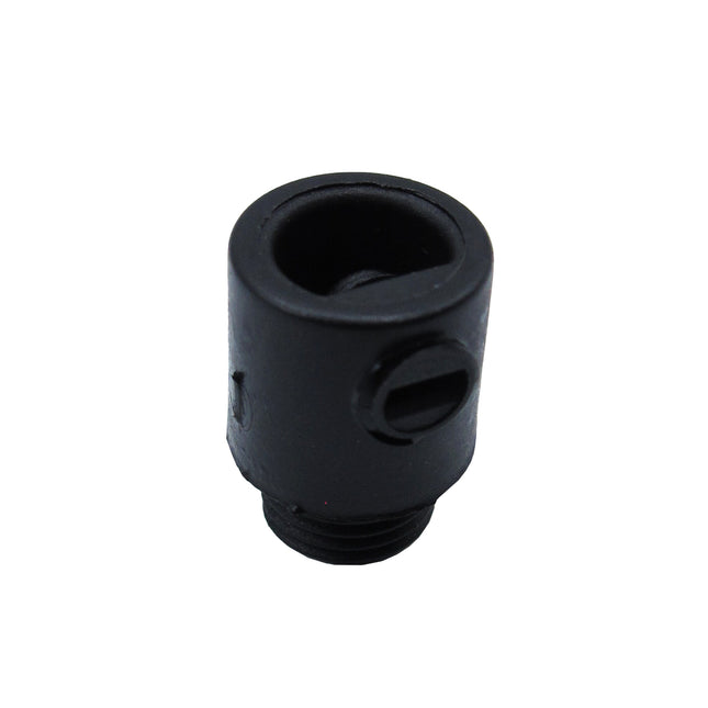 Kynda Light Trekontlaster kunststof - uitwendig schroefdraad - 7 mm | Zwart