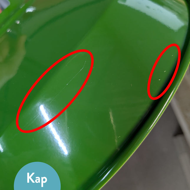 Kynda Light TWEEDEKANS | Lampenkap 'Hafthor' metaal Groen met beschadigingen (kras)