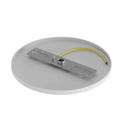 Kynda Light Ultradunne Plafondkap voor 1 snoer (Ø126 mm) | Wit (mat)