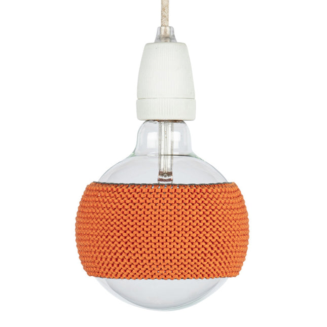LampSleeve Cognac Brown - Globe 125 mm | Large