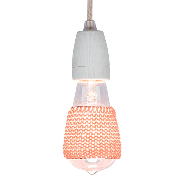 LampSleeve Coral Pink - Squirrel ST64 / Pear A60 | Small