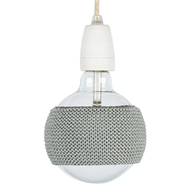 LampSleeve Denim Grey  - Globe 125 mm | Large