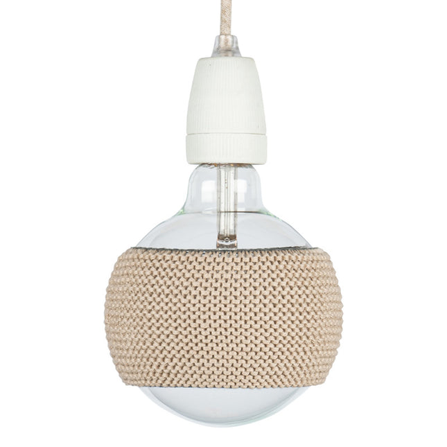 LampSleeve Latte Brown - Globe 125 mm | Large