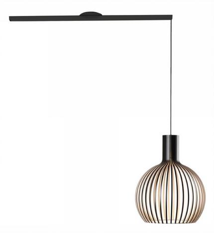 Lightswing Lightswing® Single Mat Zwart | Ophangsysteem 1 lamp