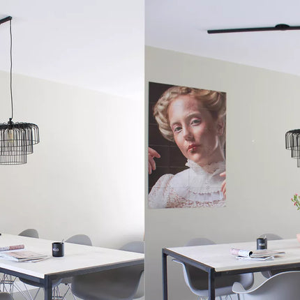 Lightswing Lightswing® Single Mat Zwart | Ophangsysteem 1 lamp
