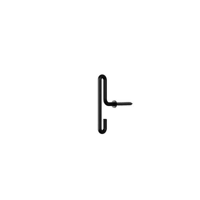 Moebe Wandhaak - klein - set 2 stuks | Zwart (S)